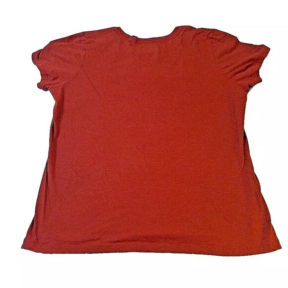 Majestic Fan Fashion Women's Washington Nationals T Shirt XXL Red Shiny Graphics - Picture 5 of 5